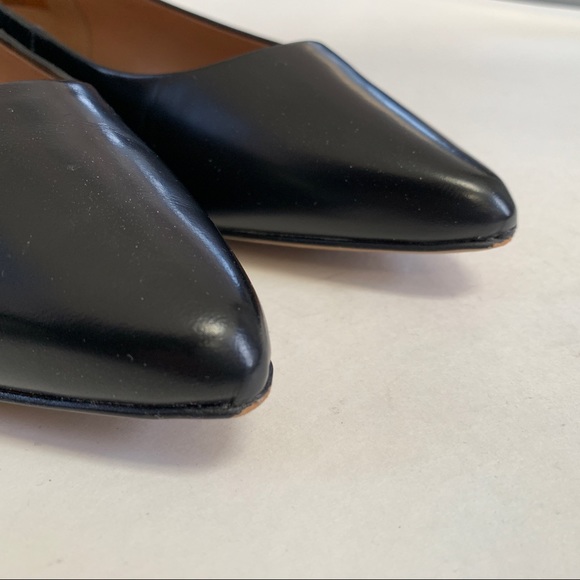 Clarks Abby pointed leather flats Sz 9.5 - Picture 5 of 8
